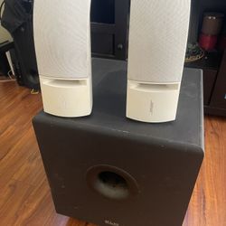 Bose Speakers And KLH Sub