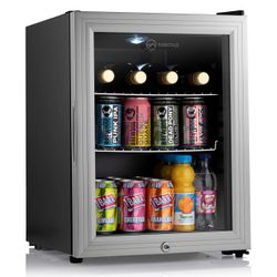 Cellar Cooling Unit 18.2 in. Dual Zone 45-Bottle Undercounter/ Freestanding Wine Cooler in Black, Adjustable Shelves