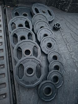 Weight irongrip urethane plates