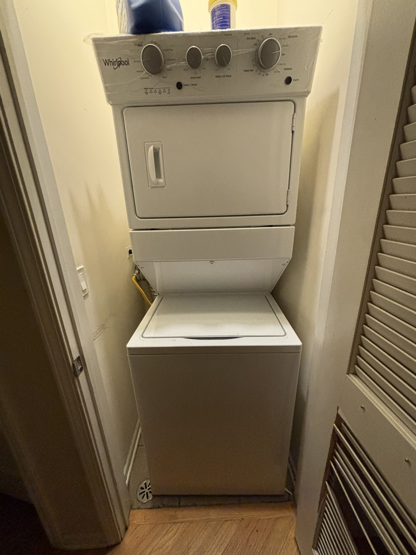 Fairly New Gas Stackable Washer And Dryer