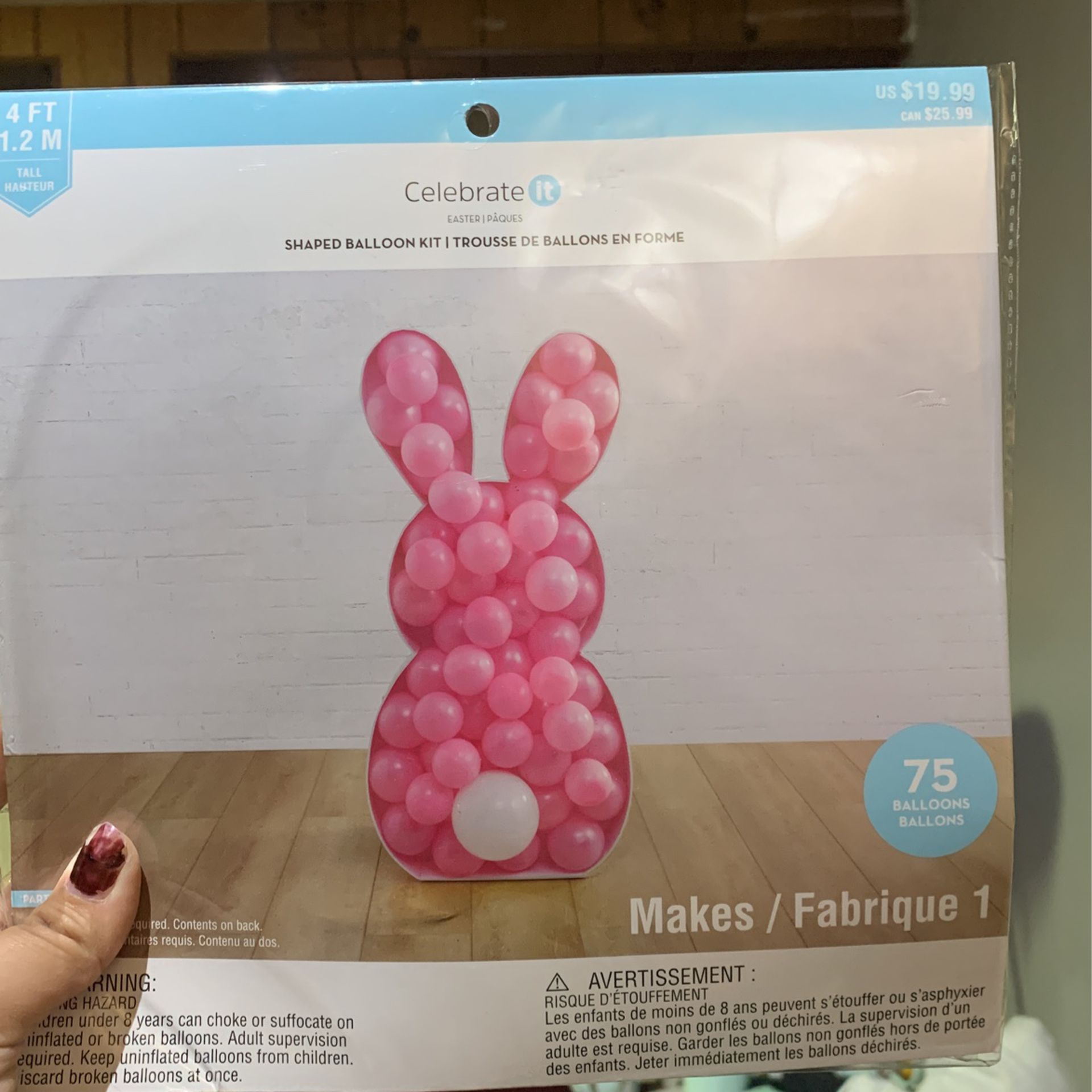 Bunny Shaped Balloon Kit 