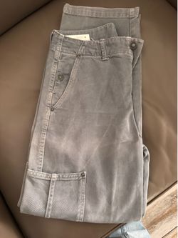 Teens Gray Zara cargo pants