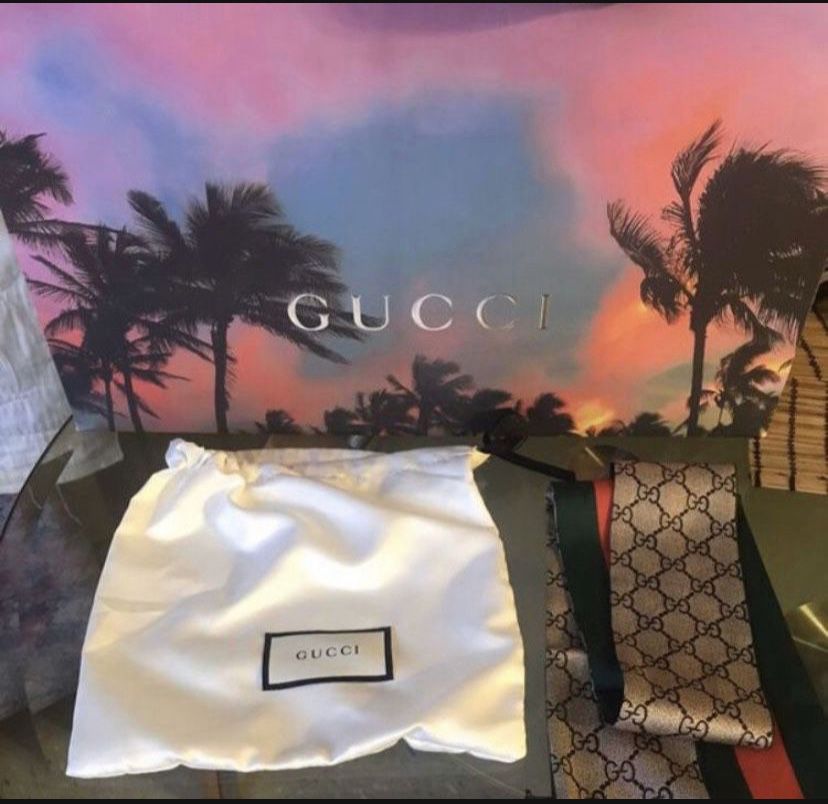 Accessories, Gucci And Louis Vuitton Head Scarf