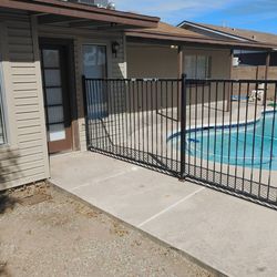 27 plus feet of fence already removed