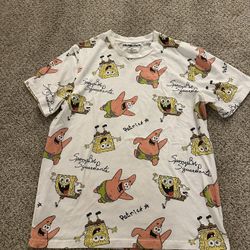 Nickelodeon Spongebob Squarepants / Patrick Star T Shirt Size M