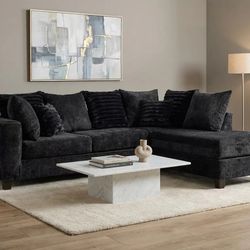 S300 Downy Sectional Black 🥰😜🔥❤️