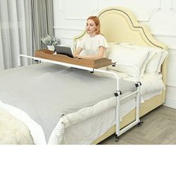 Over The Bed Table With Wheels