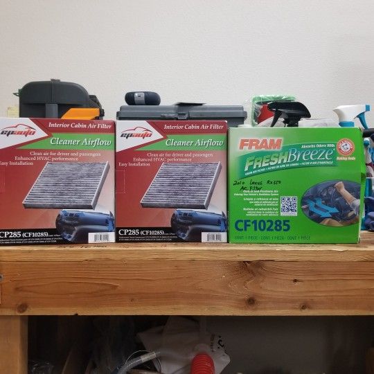 3 Each Cabin Air Filter, CP285(CF10285) Fit Most Lexus & Toyota