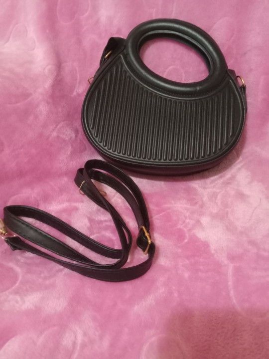 Black Fashion Crossbody Purse