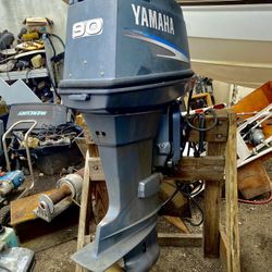 Yamaha 90Hp 2008 Outboard Motor Runs But Needs Powerhead Rebuild 