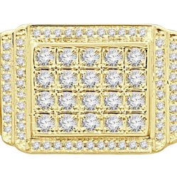 10K Men’s Pinky Ring , 0.65 Carats