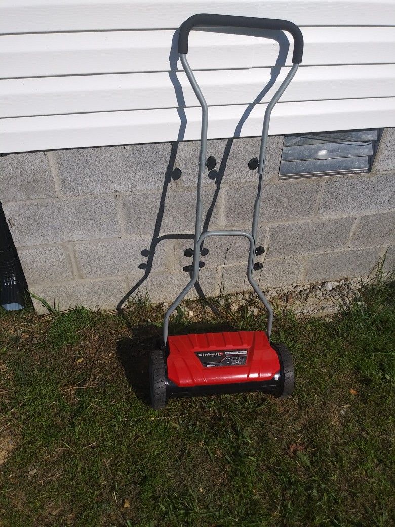 Einhell GE-HM 38 S-F Manual Deluxe 15-Inch 5-Blade High-Quality Steel Reel Mowing System Push Reel Mower