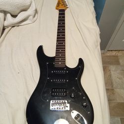 Washburn Sonamaster Electric Guitar all black