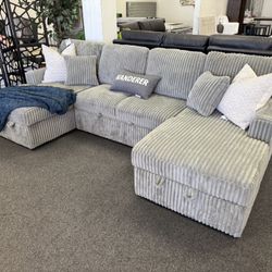Sleeper Sectional With Storage 