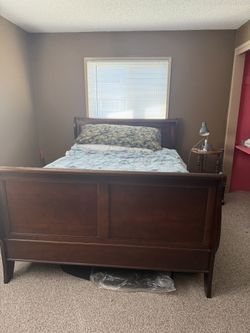 Antique Sleigh Bed