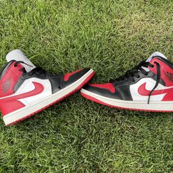 Jordan 1 mids alternate bred toes!