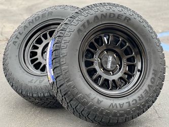 17” MR 318 Method wheels rims with Falken tires Toyota Tacoma 4Runner FJ Cruiser Lexus GX
