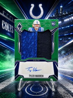 2025 Phoenix #RPS-TWN Tyler Warren Rookie Patch Auto RPA #/25