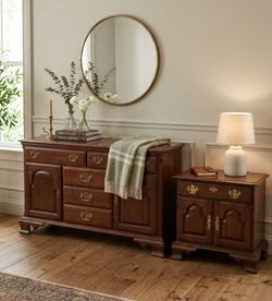 ✨ VINTAGE CHERRY WOOD BEAUTY 😍 CLASSIC STYLE, AMAZING PRICE! ✨
