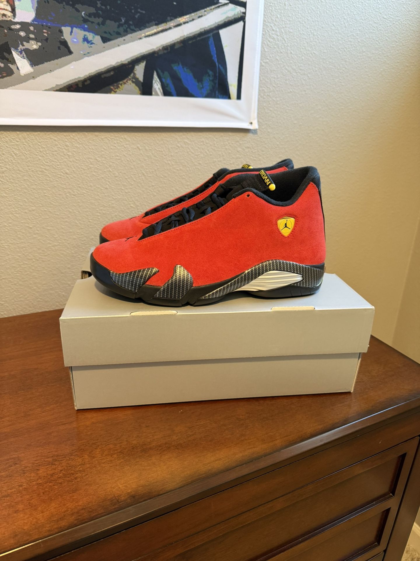 Air Jordan 14 Men's Retro Ferrari Size 8.5