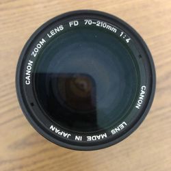 Canon camera zoom lens FD 70-210mm 1:4 Made in Japan 👍🏻 Lens only