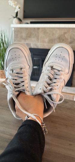 Nike Air Force 1 Pixel White Sneakers size 5