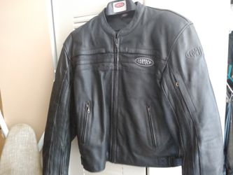 Cortex 2xl/48 100% leather riding jacket!