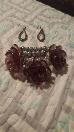 Bracelet & earing set