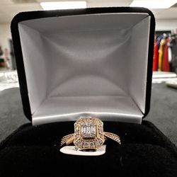 14k Rosegold Diamond Ring