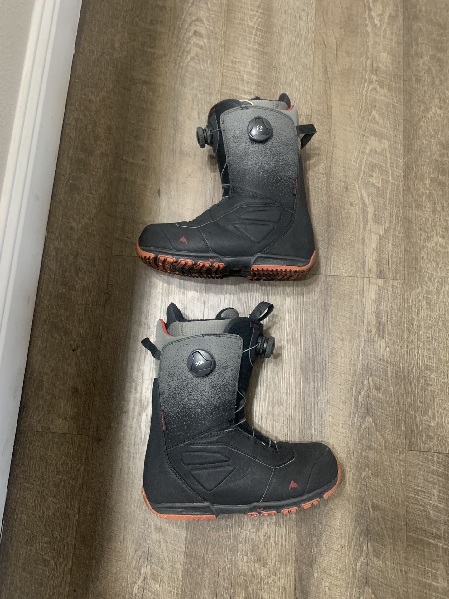 Burton Double Boa Snowboard Boots Size 10