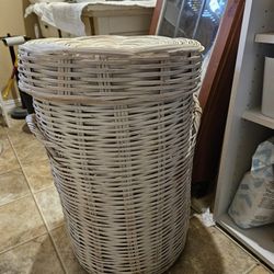Wicker Laundry Basket