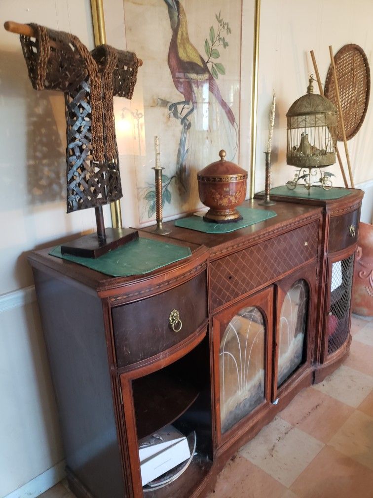 Pretty antique buffet.