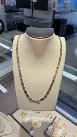 14k Tri-Color Gucci Necklace