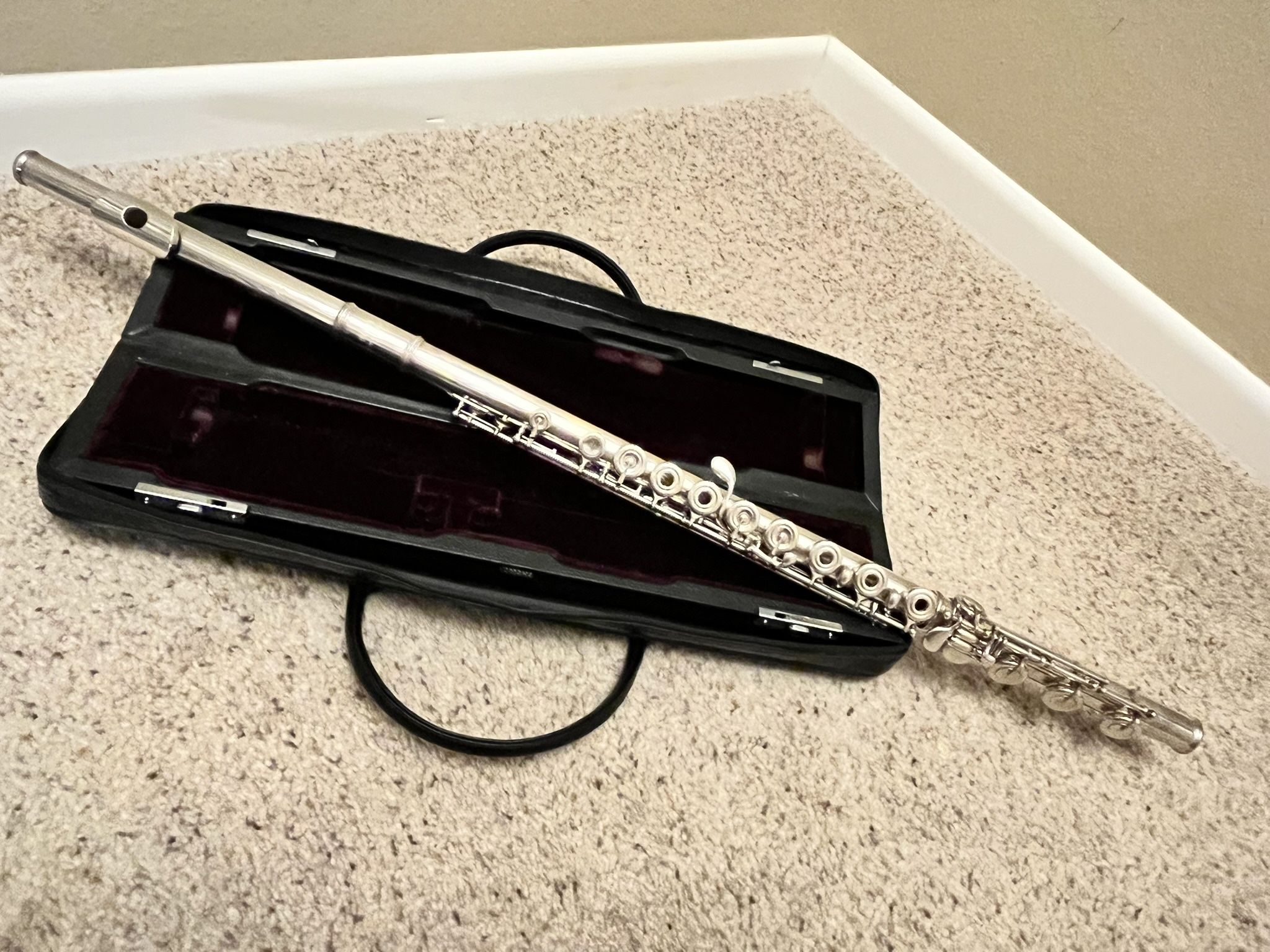 Yamaha Silver flute YFL-881 With Silver Headjoint