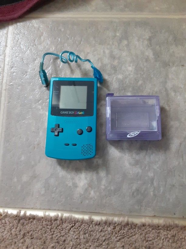 Gameboy Colour With Light Attachment And Magnifier
