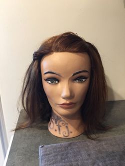 Cosmetology Mannequin Head (100% Human Hair)