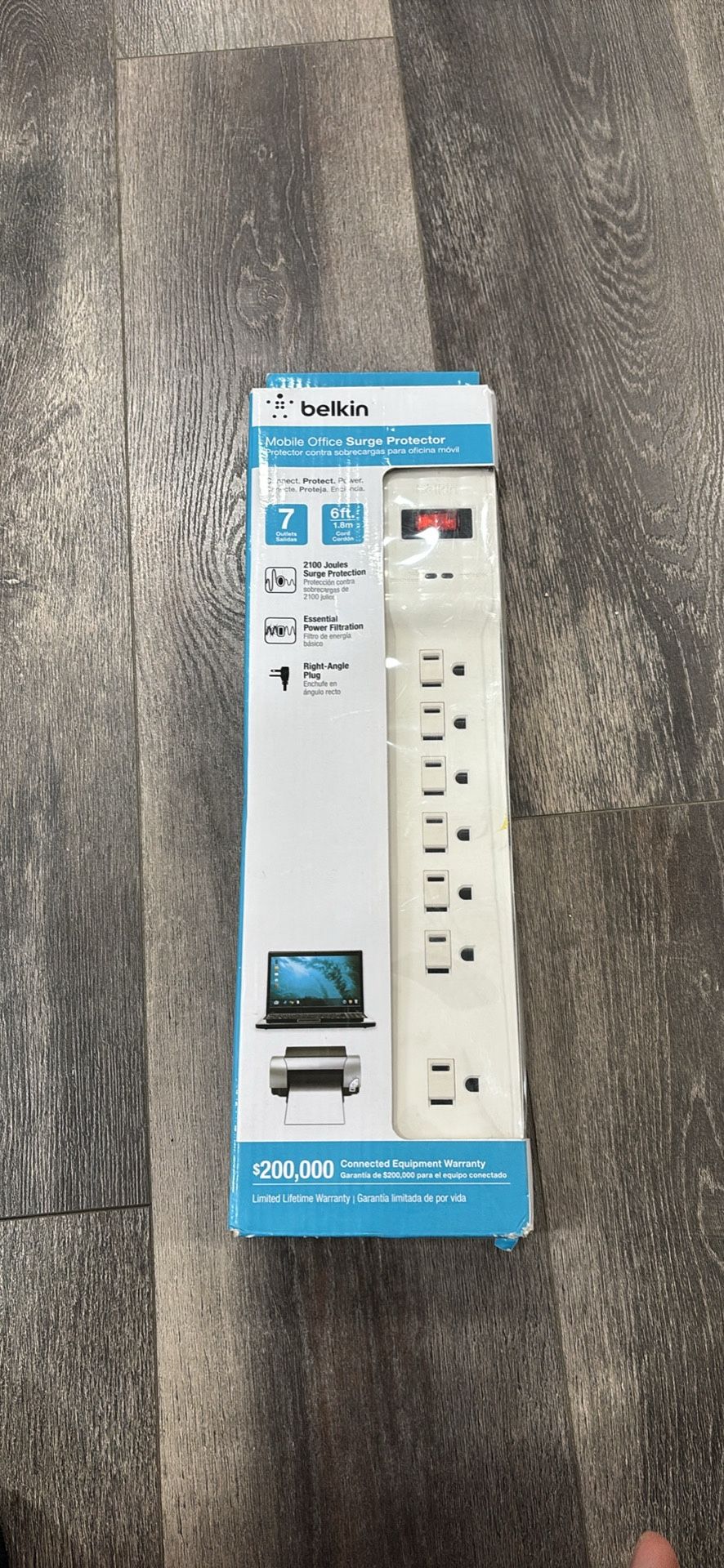 Brand New Belkin Mobile Office Surge Protector