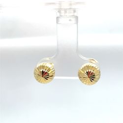 14KT Yellow Gold Sphere Earrings 1.50g 182617/12