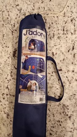 Bed tent. Space galaxy.