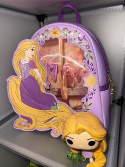 Disney Princess Rapunzal Tangled Loungefly + Funko Pop Collection