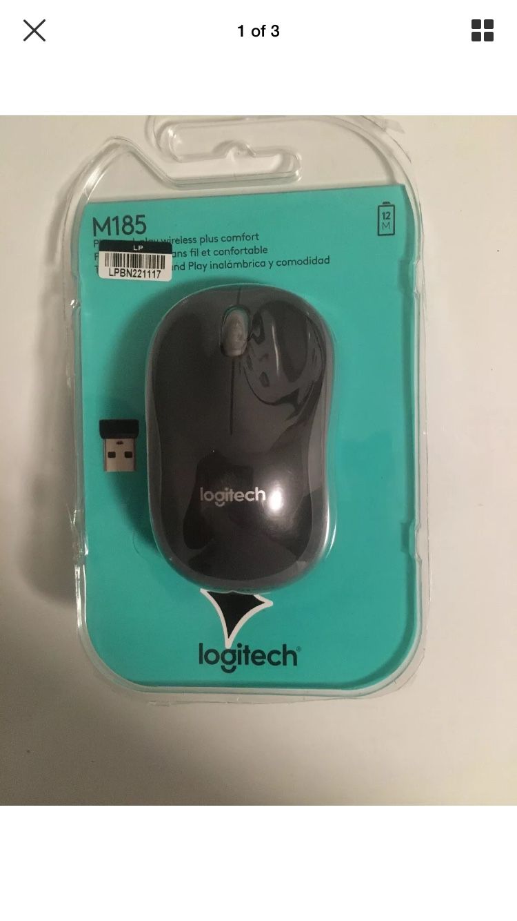Logitech M185 Wireless Mouse PC & Mac