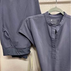 Figs Gray Jogger  scrubs set