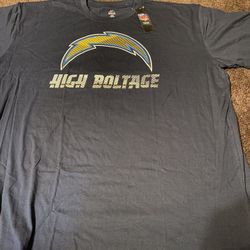 San Diego Chargers 2016  Shirt Size 3XL- Last Season Played In San Diego: Brand New 