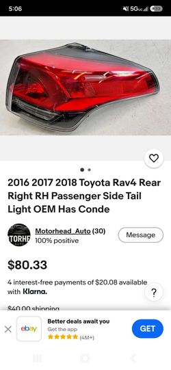 Rav4 taillight