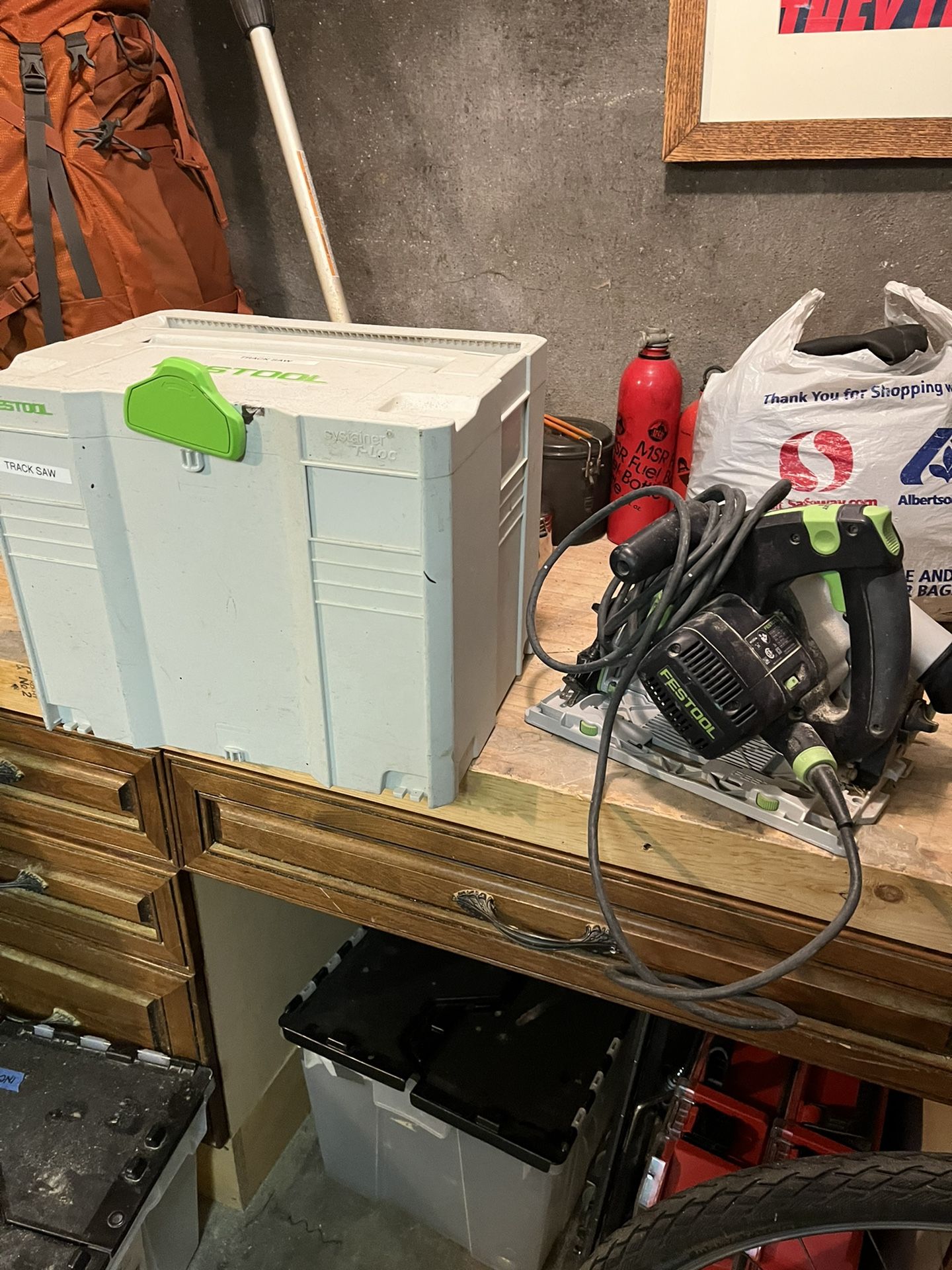 Festool TS55 Track Saw With 55”Rail Lightly Used