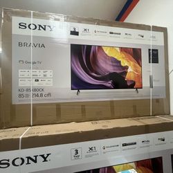 85” Sony X80CK 4k UHD Smart Tv 120hz With Soundbar