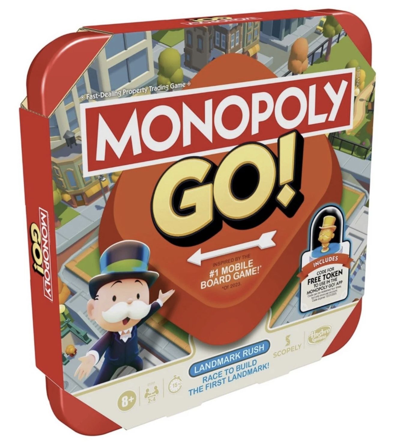 Monopoly GO! Board Game Inspired by the Popular Mobile Board Game Ages 8+