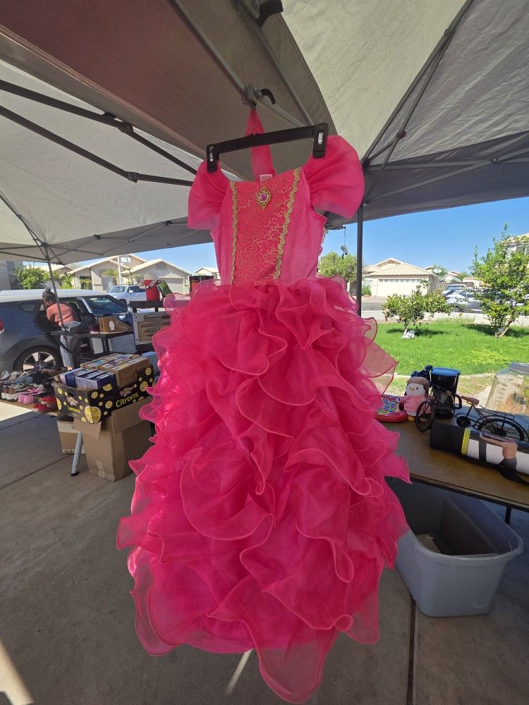 Vestido Rosa De Pricesa