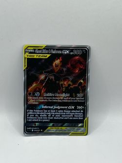 Non TCG Pokemon Ghost Rider & Umbreon Gx Tag Team Fan Art Card