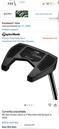 Taylormade Golf TP Black Putter Palisades #3